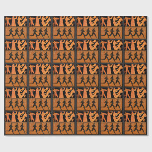 Oud-Griekse vazen - Sport Cadeaupapier