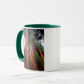 Oud-groeislijm Sequoia Redwood-bomen Mok (Voorkant links)