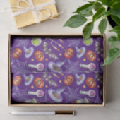 Oud Halloween-elementenpatroon tissuepapier (Geschenk)