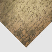 Oud  handschrijfpapier tissuepapier (Detail)