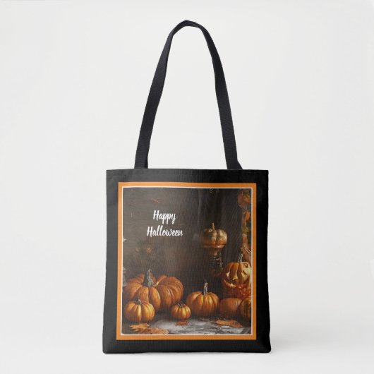 Oud Happy Halloween Home Collectie Draagtas (Voorkant)