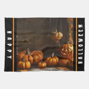 Oud Happy Halloween Home Collectie Theedoek
