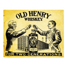 oud Henry Whiskey-Poster