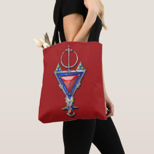 oud historisch stamboek berber jewelry signe draagtas