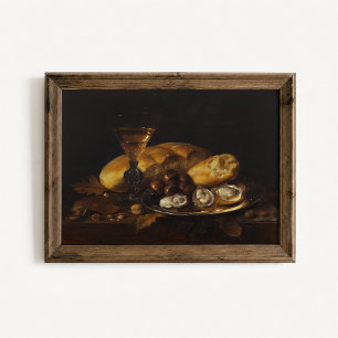 Oud-Hollandse herfst-stilleven poster