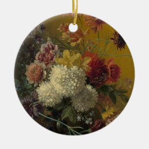 Oud-Hollandse Meester Bloemstuk Georgius van Os 18 Keramisch Ornament