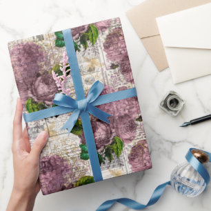 Oud honingbijpatroon  cadeaupapier