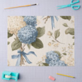 Oud Hortensia Boeket Patroon Tissuepapier (Craft)