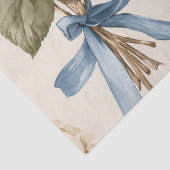Oud Hortensia Boeket Patroon Tissuepapier (Detail)