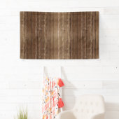 Oud hout achtergrond vloggen Youtube selfies Spandoek (Insitu)