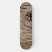 Oud hout,  skateboard (Voorkant)