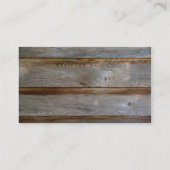 Oud hout van Barn Visitekaartje (Achterkant)