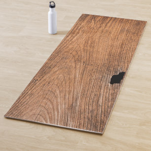 Oud hout yogamat