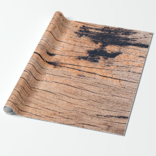 Oud houten plaat, patroon van de kopieerruimte van cadeaupapier
