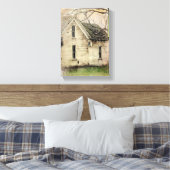 Oud Huis Canvas Afdruk (Insitu (Slaapkamer))