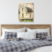 Oud Huis Canvas Afdruk (Insitu (Slaapkamer))
