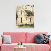 Oud Huis Canvas Afdruk (Insitu (Woonkamer))
