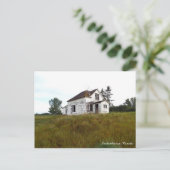 Oud huis in Briefkaart Saskatchewan (Staand voorkant)