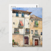 Oud huis in Segovia, Spanje | Cass Gilbert Briefkaart (Voorkant / Achterkant)