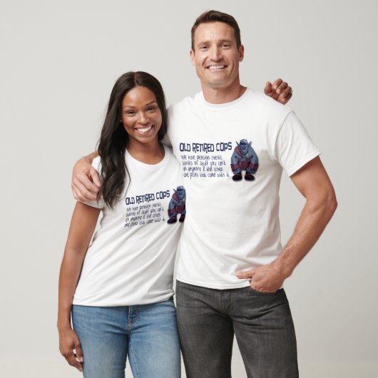 Oud in ruste Cops ORC Slogan T Shirt (Unisex)