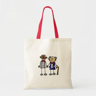 Oud Interraciaal Kay Couple Tote Bag