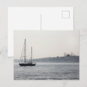 Oud Istanbul zeilen Briefkaart (Voorkant / Achterkant)