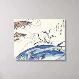 Oud Japans Zee Life Painting Canvas Afdruk