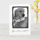 Oud! Kaart (Gele Bloem)