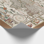 oud kaartpapier cadeaupapier (Hoek)