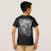 Oud kasteel in het bos t-shirt (Achterkant volledig)