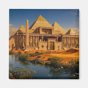 Oud Kasteel uit de Schroeiende Zandvlaktes Magneet
