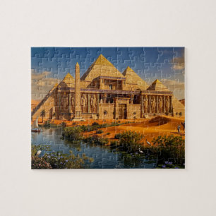 Oud Kasteel uit het Verschroeiende Zand Legpuzzel