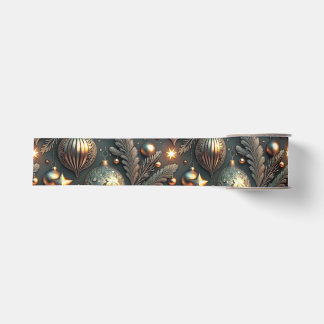 Oud Kerst Decoratie Patroon Grosgrain Lint