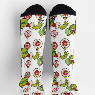Oud kerst Grinch Ornament Patroon Sokken
