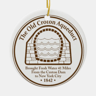 Oud Kerst Ornament van het Croton Aqueduct