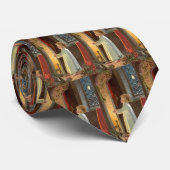 Oud Kerstfeest, Kind dat zich verwarmt bij de open Stropdas (Opgerold)