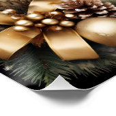 Oud kerstframe perfect poster (Hoek)