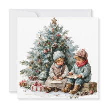 Oud kerstkind watercolor