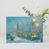 Oud Kerstmis budget Kerstmis Feestdagenkaart (Staand voorkant)