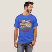 Oud Kerstmis grappig T-shirt (Voorkant volledig)