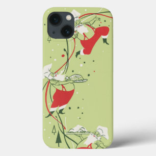 Oud Kerstmis, Kerstman Chef met Diner iPhone 13 Hoesje