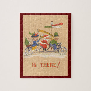 Oud Kerstmis, Kerstman fietst Legpuzzel