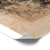 Oud Kerstmis Poster (Hoek)