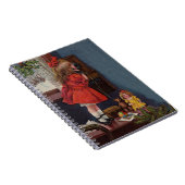 Oud Kerstmis-telefoon Notitieboek (Rechterzijde)