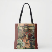 Oud Kerstmis, Victoriaanse Kerstman Kinderen Draagtas (Voorkant)