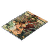 Oud Kerstmis, Victoriaanse Kerstman Kinderen Notitieboek (Linkerzijde)