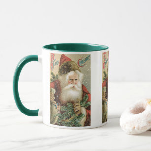 Oud Kerstmis, Victoriaanse Kerstman met Dennentakk Mok