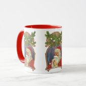 Oud Kerstmis, Victoriaanse Kerstman met Pijp Mok (Voorkant links)