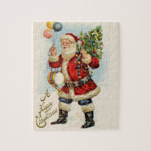 Oud Kerstmis, Victoriaanse Sinterklaas Ballonnen Legpuzzel