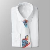 Oud kerstpatroon, kind sleept in de sneeuw stropdas (Gebonden)